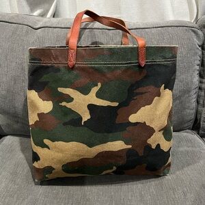 Madewell Camo Canvas Tote Bag